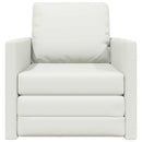 Sovesofa 60cm Hvid Kunstlæder