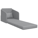Sovesofa Lysegrå 65 x 80 x 83 cm Stof