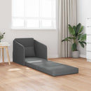 Sovesofa Mørkegrå 65 x 80 x 83 cm Stof