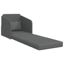 Sovesofa Mørkegrå 65 x 80 x 83 cm Stof