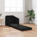 Sovesofa Sort 65 x 80 x 83 cm Stof