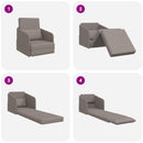 Sovesofa Gråbrun 65 x 80 x 83 cm Stof