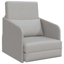 Sovesofa Skygrå 65 x 80 x 83 cm Stof
