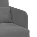 Sovesofa Mørkegrå 65 x 80 x 83 cm Fløjl