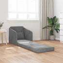 Sovesofa Mørkegrå 65 x 80 x 83 cm Fløjl