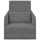 Sovesofa Mørkegrå 65 x 80 x 83 cm Fløjl