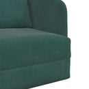 Sovesofa Mørkegrøn 65 x 80 x 83 cm Fløjl