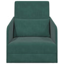 Sovesofa Mørkegrøn 65 x 80 x 83 cm Fløjl