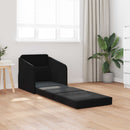 Sovesofa Sort 65 x 80 x 83 cm Fløjl