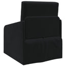 Sovesofa Sort 65 x 80 x 83 cm Fløjl