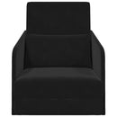 Sovesofa Sort 65 x 80 x 83 cm Fløjl