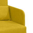 Sovesofa Gul 65 x 80 x 83 cm Fløjl
