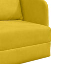 Sovesofa Gul 65 x 80 x 83 cm Fløjl