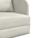 Sovesofa Creme 65 x 80 x 83 cm Fløjl