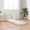 Sovesofa Creme 65 x 80 x 83 cm Fløjl