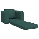 Sovesofa Mørkegrøn 98 x 71 x 83 cm Stof