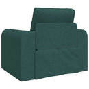 Sovesofa Mørkegrøn 98 x 71 x 83 cm Stof