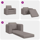 Sovesofa Gråbrun 98 x 71 x 83 cm Stof
