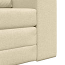 Sovesofa Creme 98 x 71 x 83 cm Stof