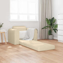 Sovesofa Creme 98 x 71 x 83 cm Stof
