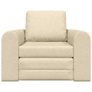 Sovesofa Creme 98 x 71 x 83 cm Stof