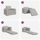 Sovesofa Skygrå 98 x 71 x 83 cm Stof