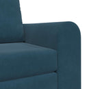 Sovesofa Blå 98 x 71 x 83 cm Fløjl