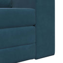 Sovesofa Blå 98 x 71 x 83 cm Fløjl