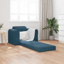 Sovesofa Blå 98 x 71 x 83 cm Fløjl