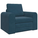 Sovesofa Blå 98 x 71 x 83 cm Fløjl