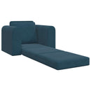 Sovesofa Blå 98 x 71 x 83 cm Fløjl