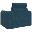 Sovesofa Blå 98 x 71 x 83 cm Fløjl