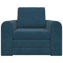 Sovesofa Blå 98 x 71 x 83 cm Fløjl