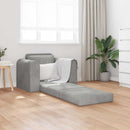 Sovesofa Lysegrå 98 x 71 x 83 cm Fløjl