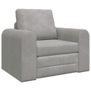 Sovesofa Lysegrå 98 x 71 x 83 cm Fløjl