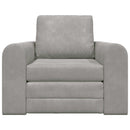 Sovesofa Lysegrå 98 x 71 x 83 cm Fløjl