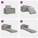Sovesofa Lysegrå 98 x 71 x 83 cm Fløjl