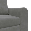 Sovesofa Mørkegrå 98 x 71 x 83 cm Fløjl
