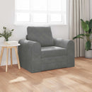 Sovesofa Mørkegrå 98 x 71 x 83 cm Fløjl