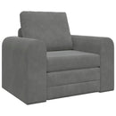 Sovesofa Mørkegrå 98 x 71 x 83 cm Fløjl