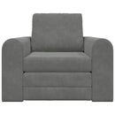 Sovesofa Mørkegrå 98 x 71 x 83 cm Fløjl