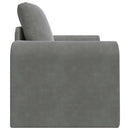 Sovesofa Mørkegrå 98 x 71 x 83 cm Fløjl