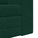 Sovesofa Mørkegrøn 98 x 71 x 83 cm Fløjl