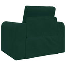 Sovesofa Mørkegrøn 98 x 71 x 83 cm Fløjl