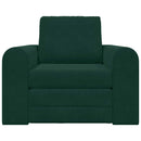 Sovesofa Mørkegrøn 98 x 71 x 83 cm Fløjl