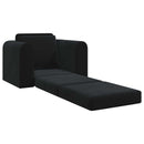 Sovesofa Sort 98 x 71 x 83 cm Fløjl