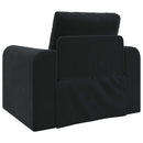 Sovesofa Sort 98 x 71 x 83 cm Fløjl