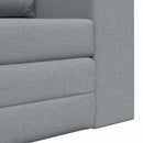 Sovesofa 60cm Lysegrå Stof