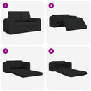 Sovesofa 60cm Sort Stof
