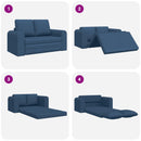 Sovesofa 60cm Blå Stof